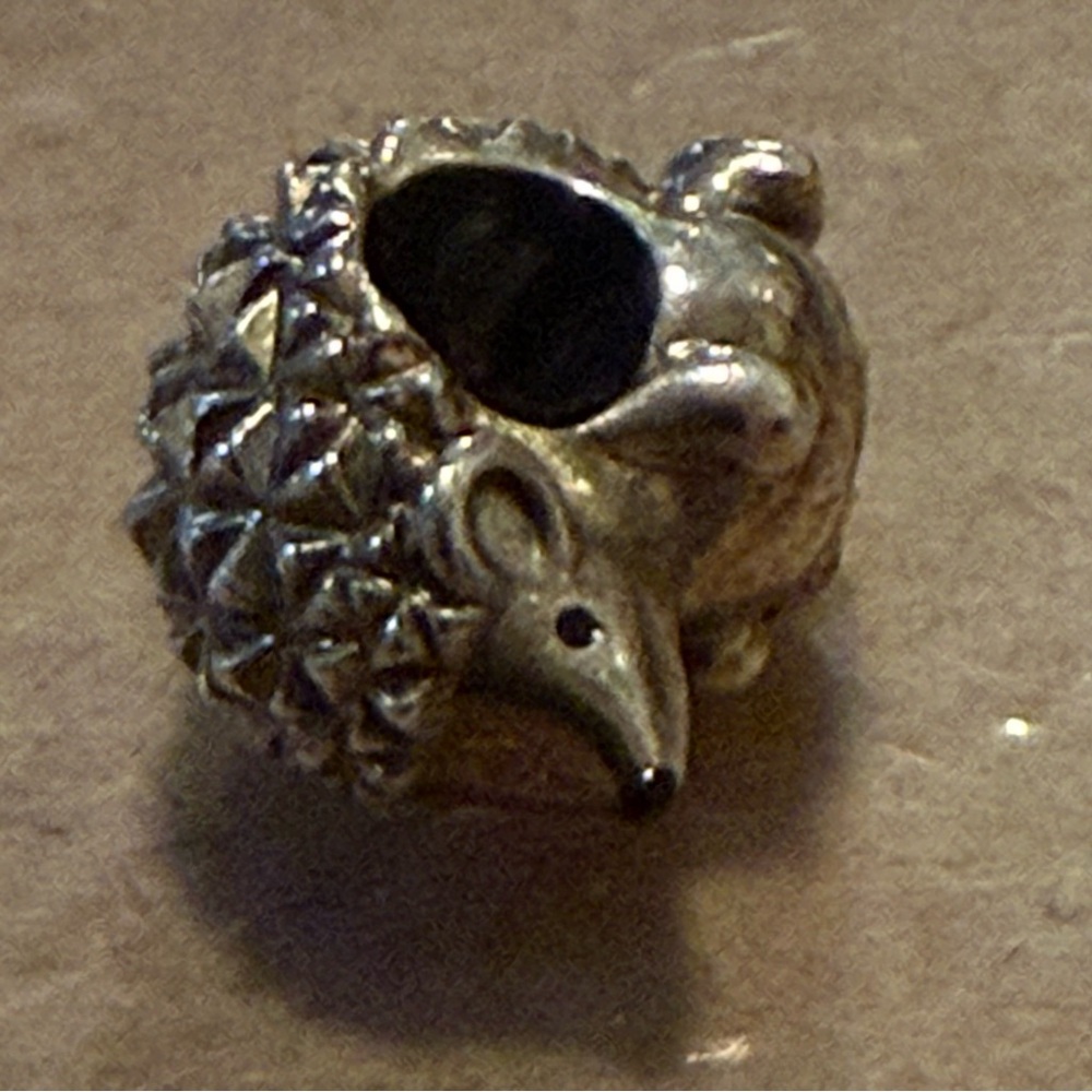 Hedgehog Pandora Style Charm. 925 Silver